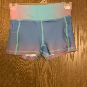 Unicorn Curves n Combatboots Spandex shorts